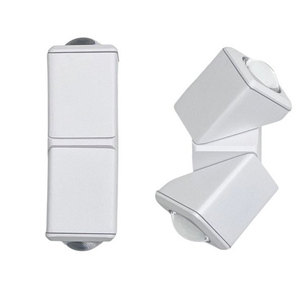 OUTDOOR LED WALL LIGHT WHITE BODY-16WATTS-WARM WHITE (3000K)