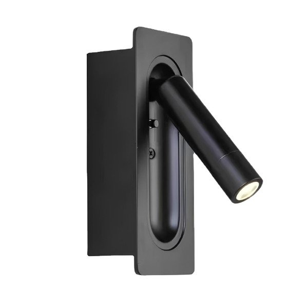 LED WALL SIMPLE SPOTLIGHT 6W 360DEG ROTATION WITH HIDE SWITCH