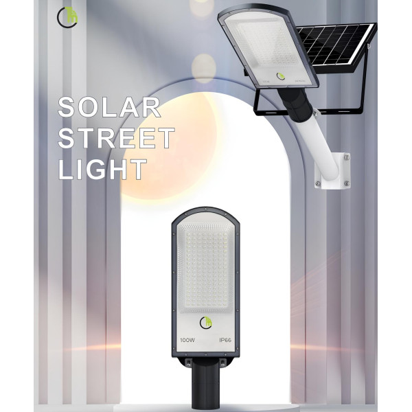 EN-LIGHT SOLAR LED STREET LIGHT-300WATTS-3000K