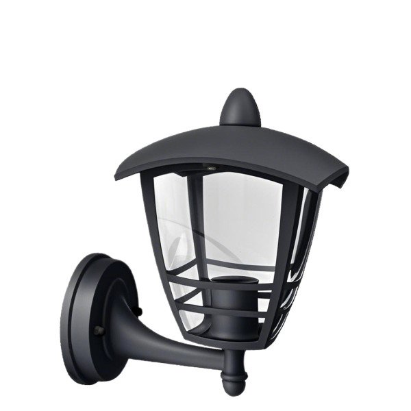 LED WALL LIGHT WITH E27 LAMP HOLDER BLACK BODY