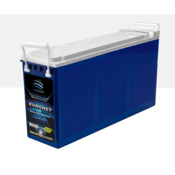 EURONET SOLAR DEEP CYCLE SLIM GEL BATTERY 12V 150AH