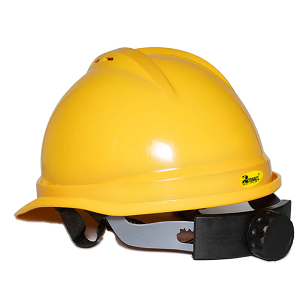VRH-001 ABS SAFETY HELMET (WITH VENTILATION) - YELLOW