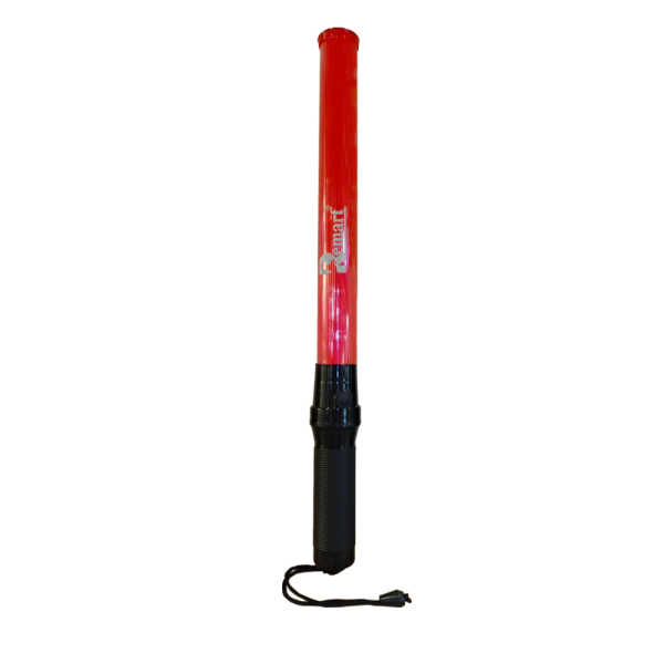 TRAFFIC BATON LIGHT WITH BATTERY 52CM - RED
