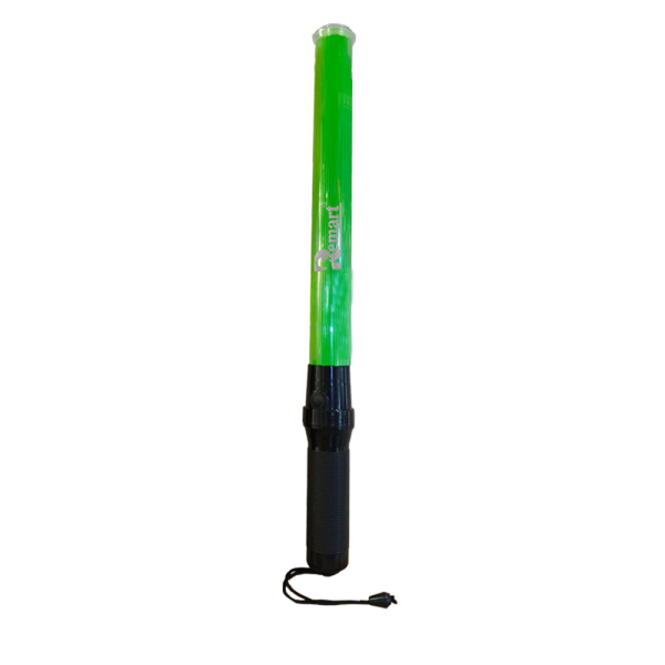 TRAFFIC BATON LIGHT WITH BATTERY 52CM - GREEN