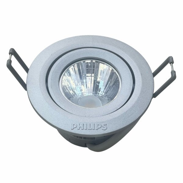 Philips Essential Smart Bright LED Spot 6W Silver Body 3000K
