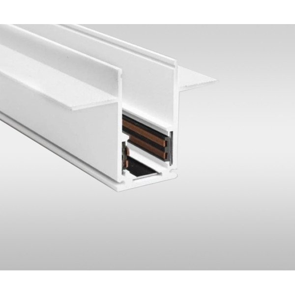 RECESSED MAGNETIC TRACK RAIL-1M-WHITE