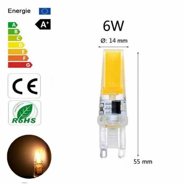AC220V G9 COB LED Capsule Lamp 5W White