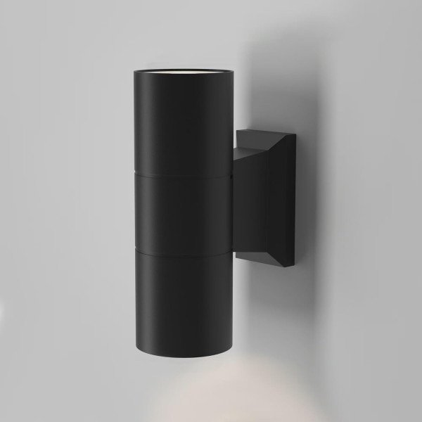 OUTDOOR WALL LAMP-BLACK BODY-2XGU10