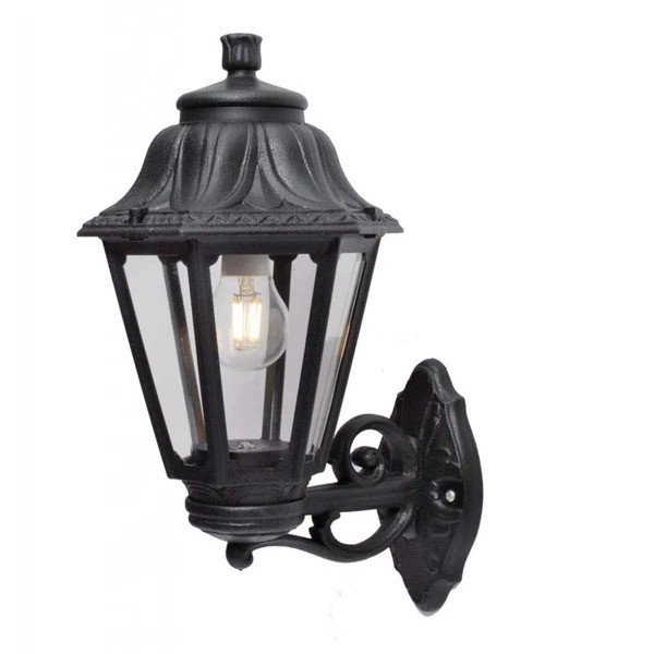 Fumagalli "Bisso Anna" Outdoor Wall Light E27 IP55 Black