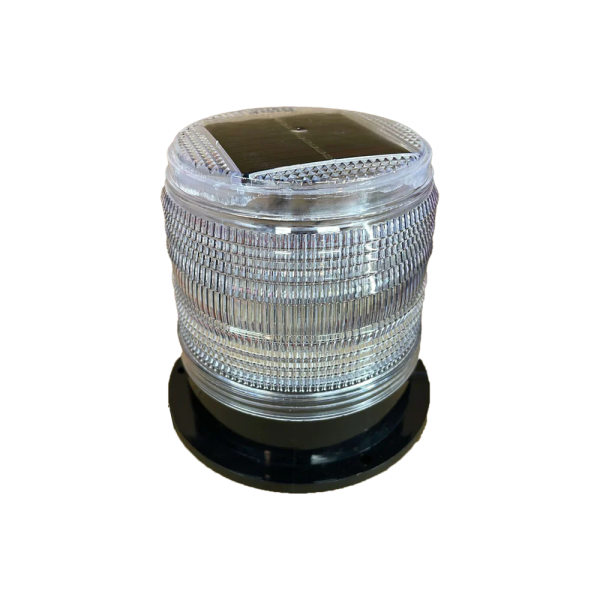SOLAR LED BEACON LIGHT - WHITE