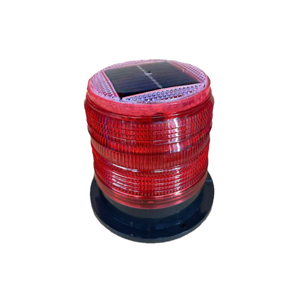 SOLAR LED BEACON LIGHT - RED