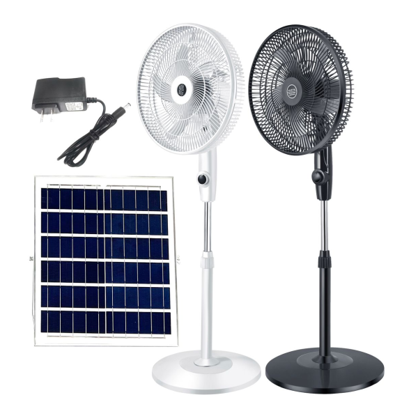 TAIYUAN 16" INCH PEDESTAL RECHARGEABLE SOLAR FAN