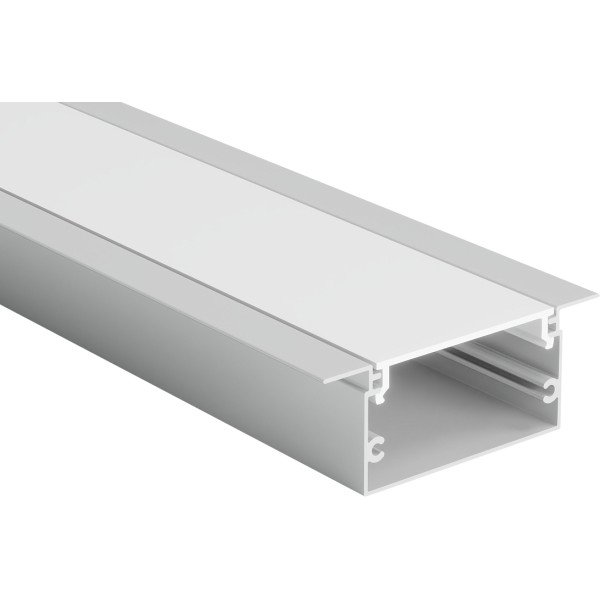 ALUMINUM LED PROFILE FOR RECESSED MOUNTED 40x20x55mm