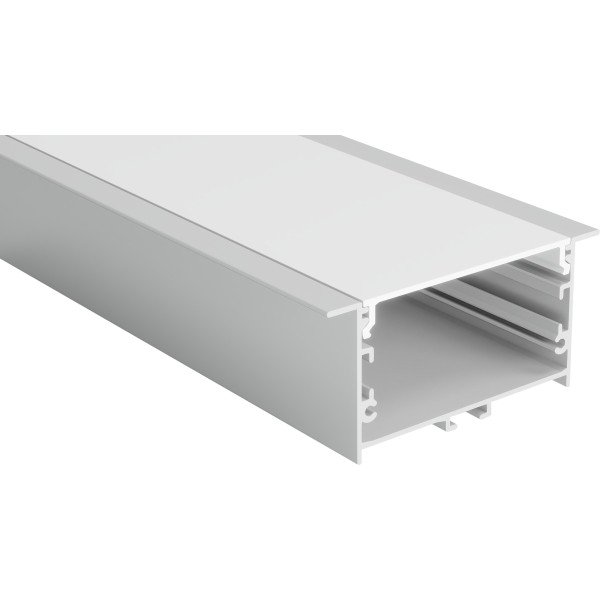 ALUMINUM PROFILE FOR RECESSED & CLIP SPRING MOUNT 60X35X75mm