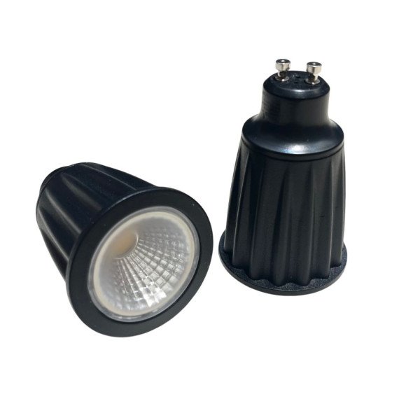 GU10 COB LED Reflector Lamp Black Body 10Watt 4000K