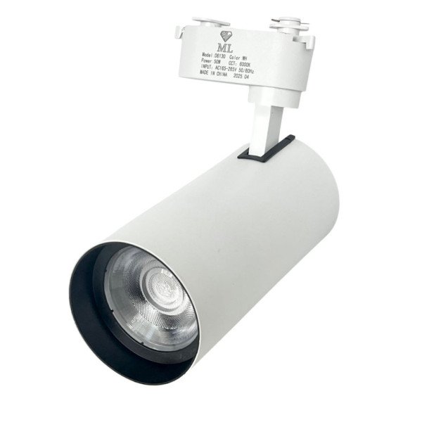 LED TRACK LIGHT 50WATTS WHITE BODY 6000K