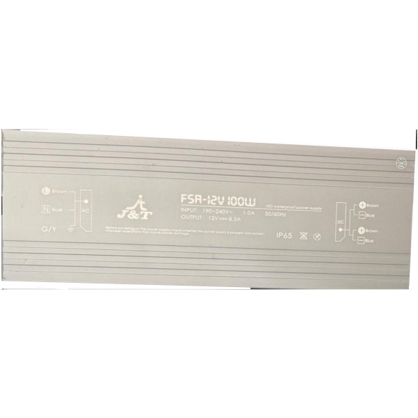 J&T 12V LED WATERPROOOF POWER SUPPLY 200W