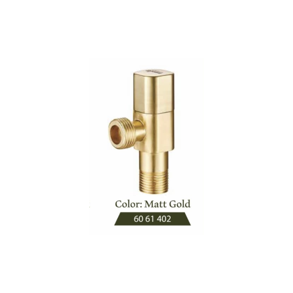 SIENA ANGLE VALVE MATTE GOLD