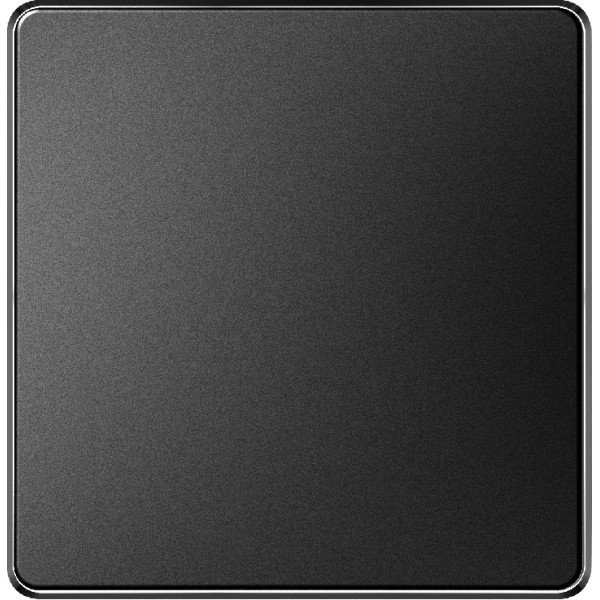 1 GANG 2 WAY PLATE SWITCH - BLACK