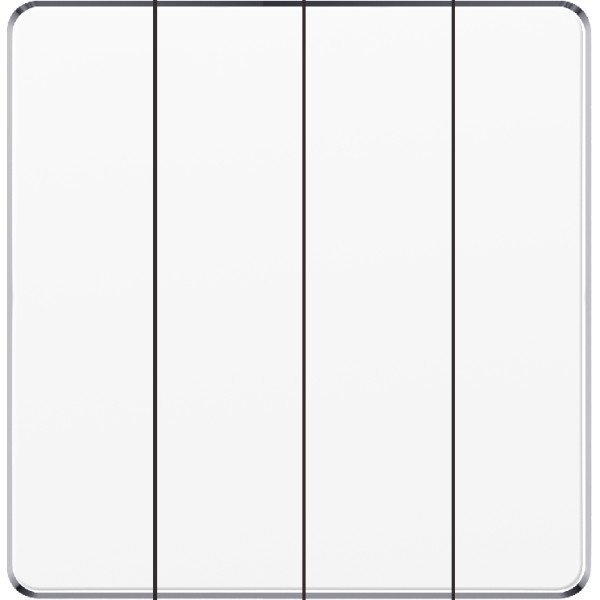 4 GANG 2 WAY PLATE SWITCH - WHITE