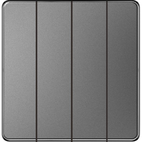 4 GANG 2 WAY PLATE SWITCH - GRAY