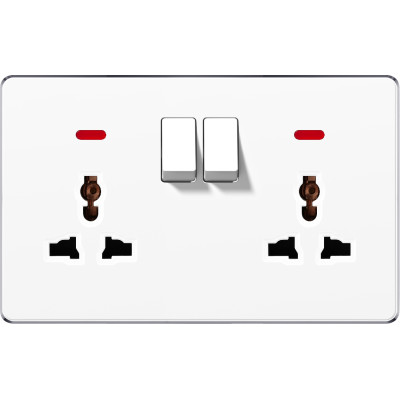 SWITCHED DOUBLE 3 PIN...