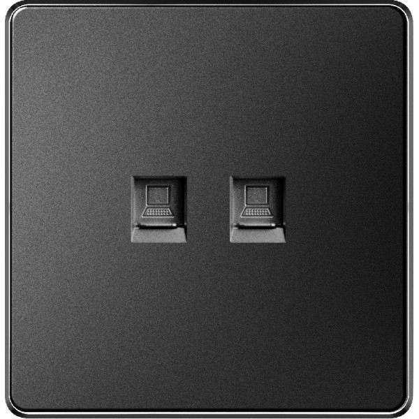 V-Max DOUBLE DATA SOCKET - BLACK