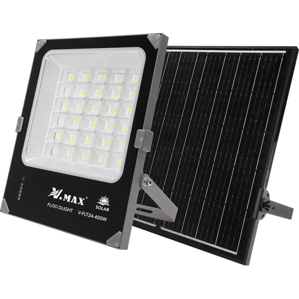 V-Max LED SOLAR FLOOD LIGHT-400WATT-WHITE