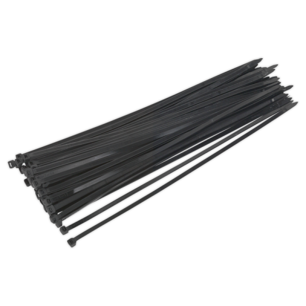 BOLTON CABLE TIE IN BLACK COLOR 450X7.6MM - 100PCS