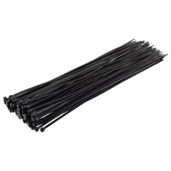 BOLTON CABLE TIE IN BLACK COLOR 300X4.8MM - 100PCS