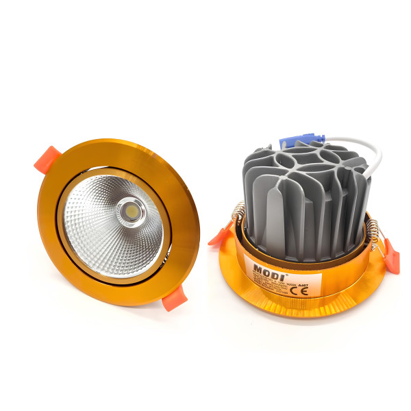 MODI LED SPIOTLIGHT-12WATTS-GD BODY-WARM WHITE