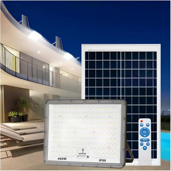 PLATO Kepler Solar LED Flood Light 400W Warm white (3500K)