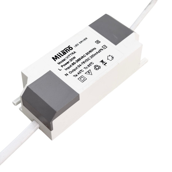 Siddiqui Trading FZCO Milano 20W LED Driver (54-78VDC 250mA)