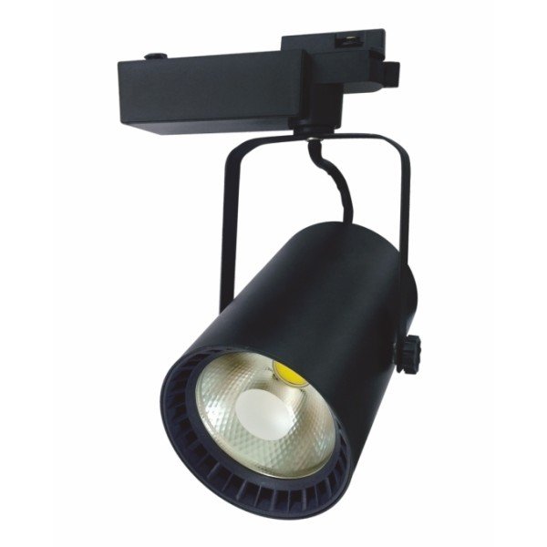 LED TRACK LIGHT-30WATTS-BLACK BODY-WHITE