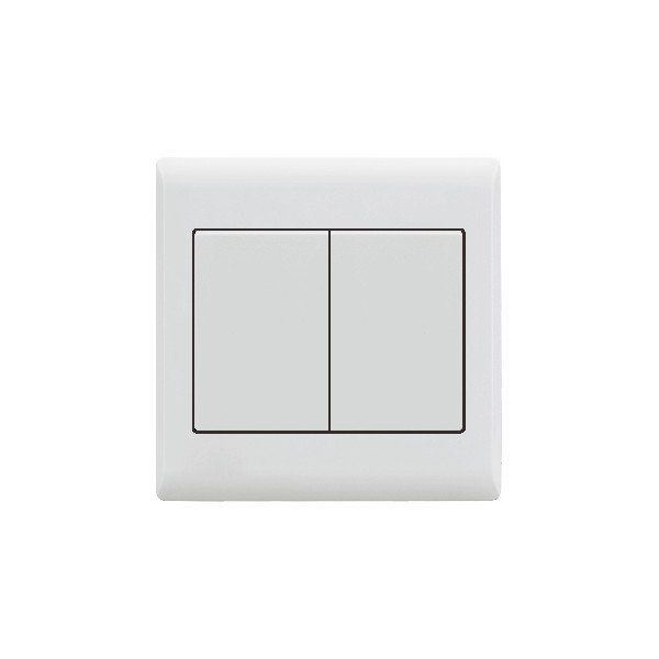 2 GANG 2 WAY SWITCH-IVORY SERIES