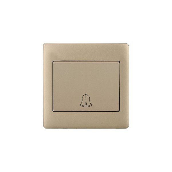 BELL PUSH SWITCH-MATTE GOLDEN SERIES